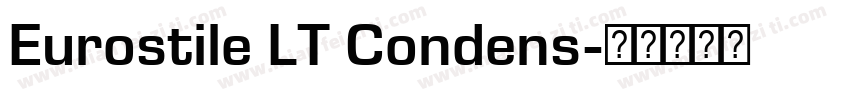 Eurostile LT Condens字体转换